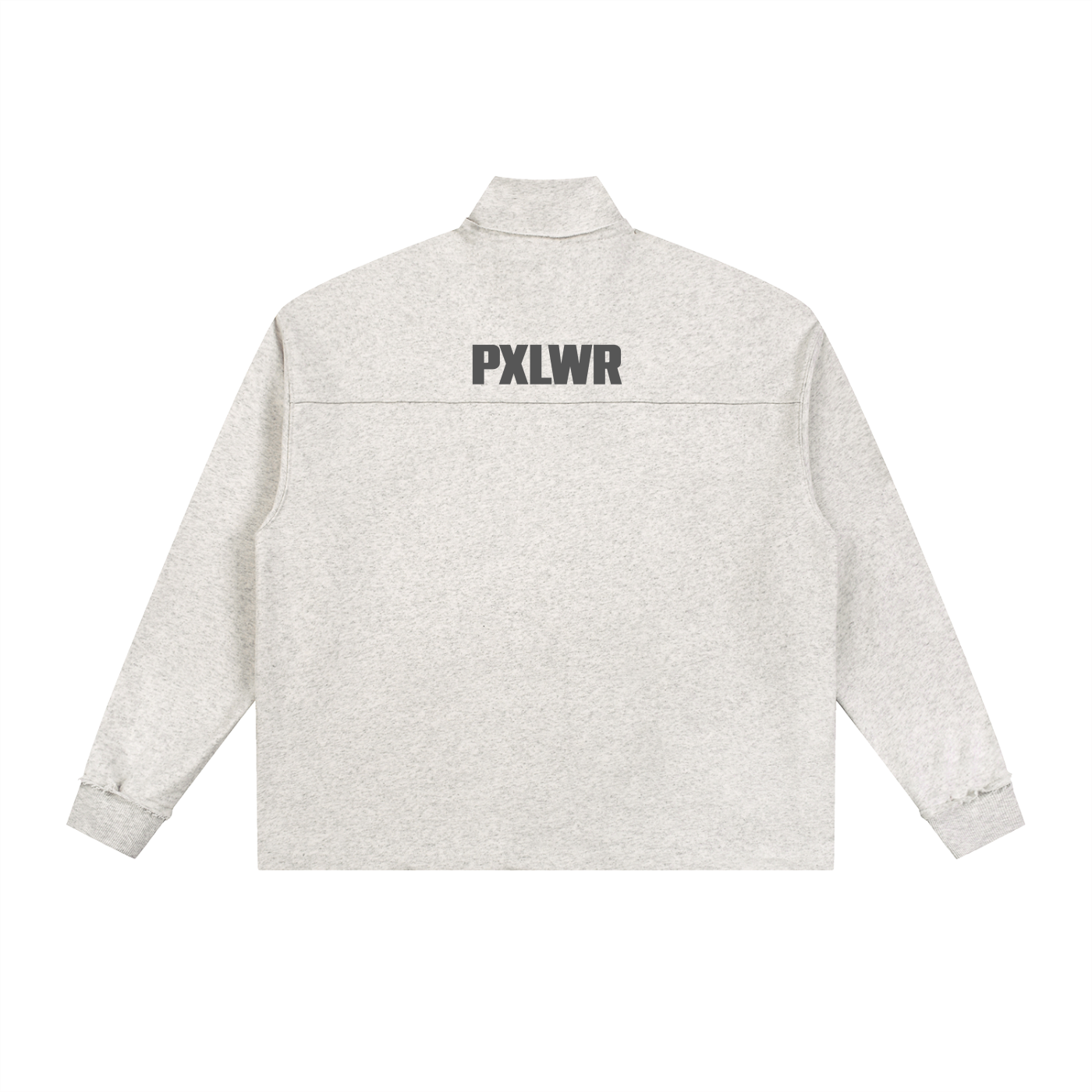 Half-Zip Rolled,Edge Sweatshirt,New,Sweatshirt