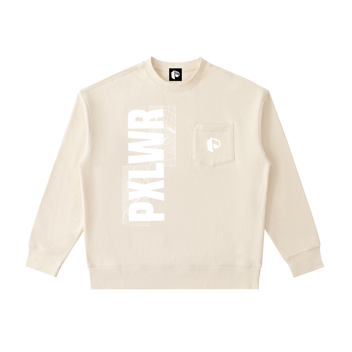 Sweatshirt,Graphic Sweatshirt,PXLWR,Pocket Crew neck sweatshirt,Pocket swetshirt