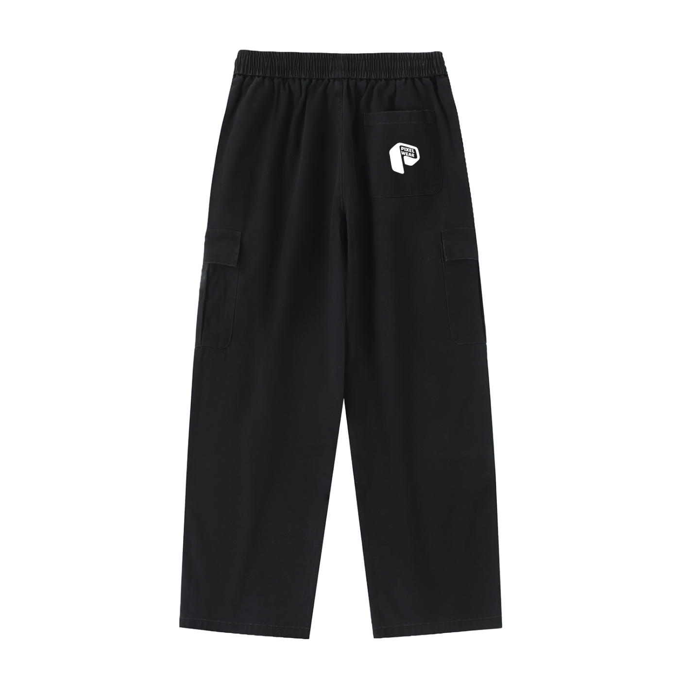 Waist Straight-Leg Cargo Pants,Cargo Pants,Pants