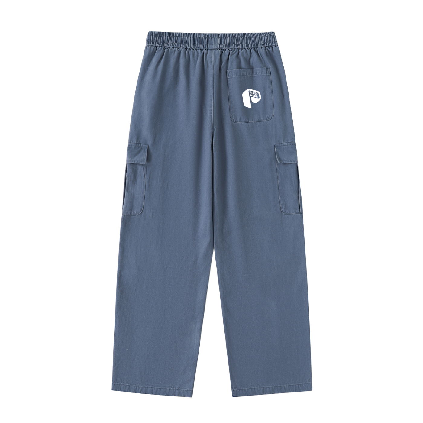 Waist Straight-Leg Cargo Pants,Cargo Pants,Pants