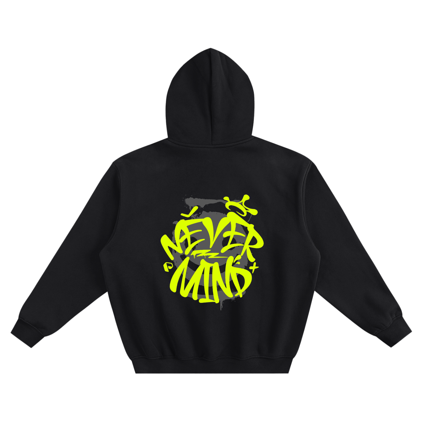 Never Mind,Hoodie,Unisex,boxy hoodie,Unisex Hoodie,Black Hoodie