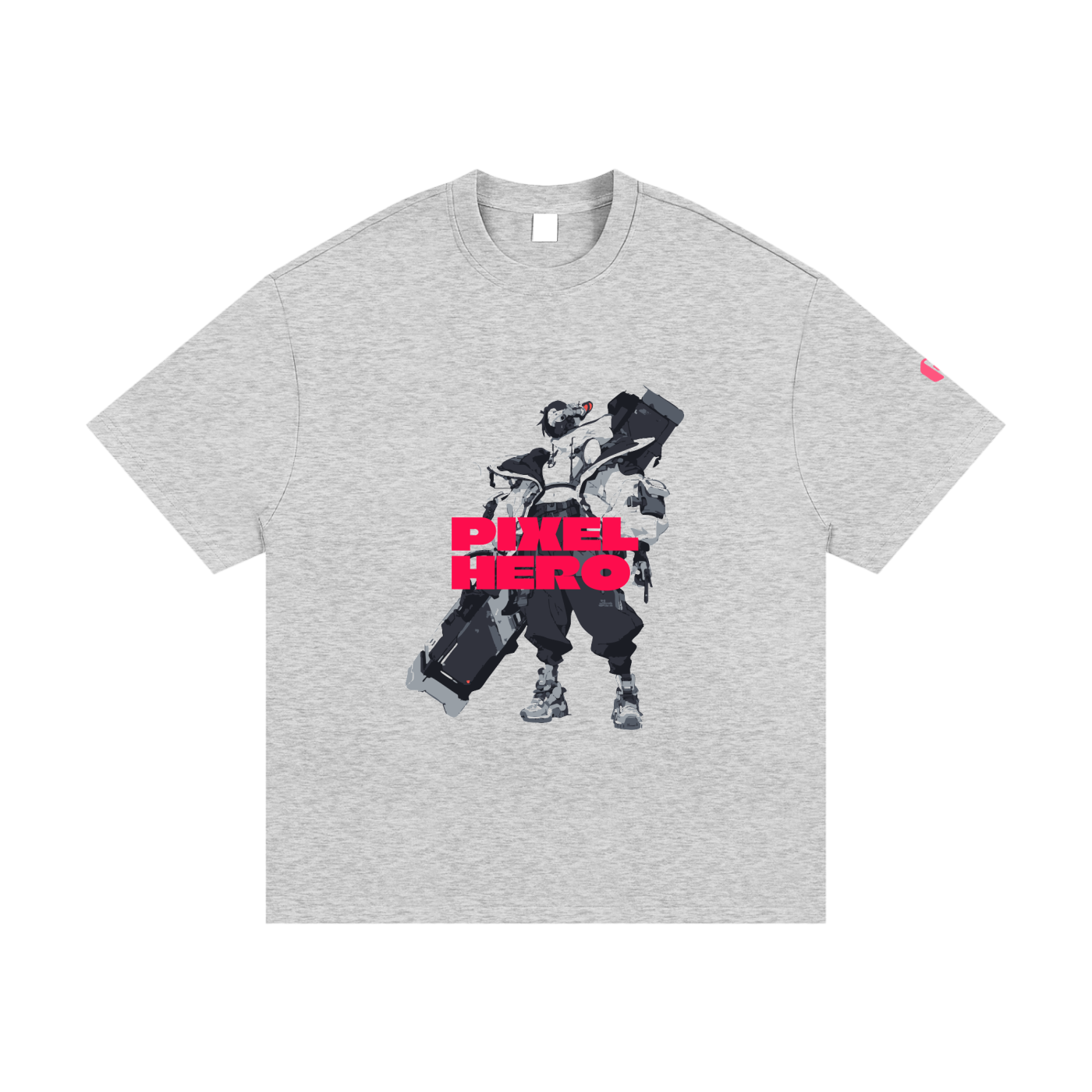 Essential Heavyweight Cotton T,Cotton T-Shirt,Tshirt,Pixel Hero,New