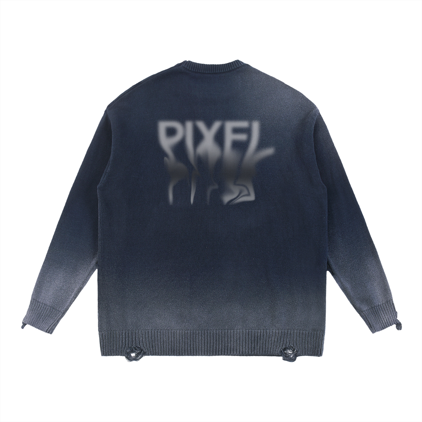 Sun Fade Distressed ,Ripped,Unisex,Crewneck sweater,Sweatshirt