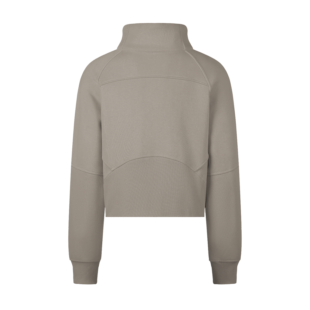 Cropped Half-Zip Sweats,Half-Zip Sweats,Sweats,Womens Wear,For her,Office wear