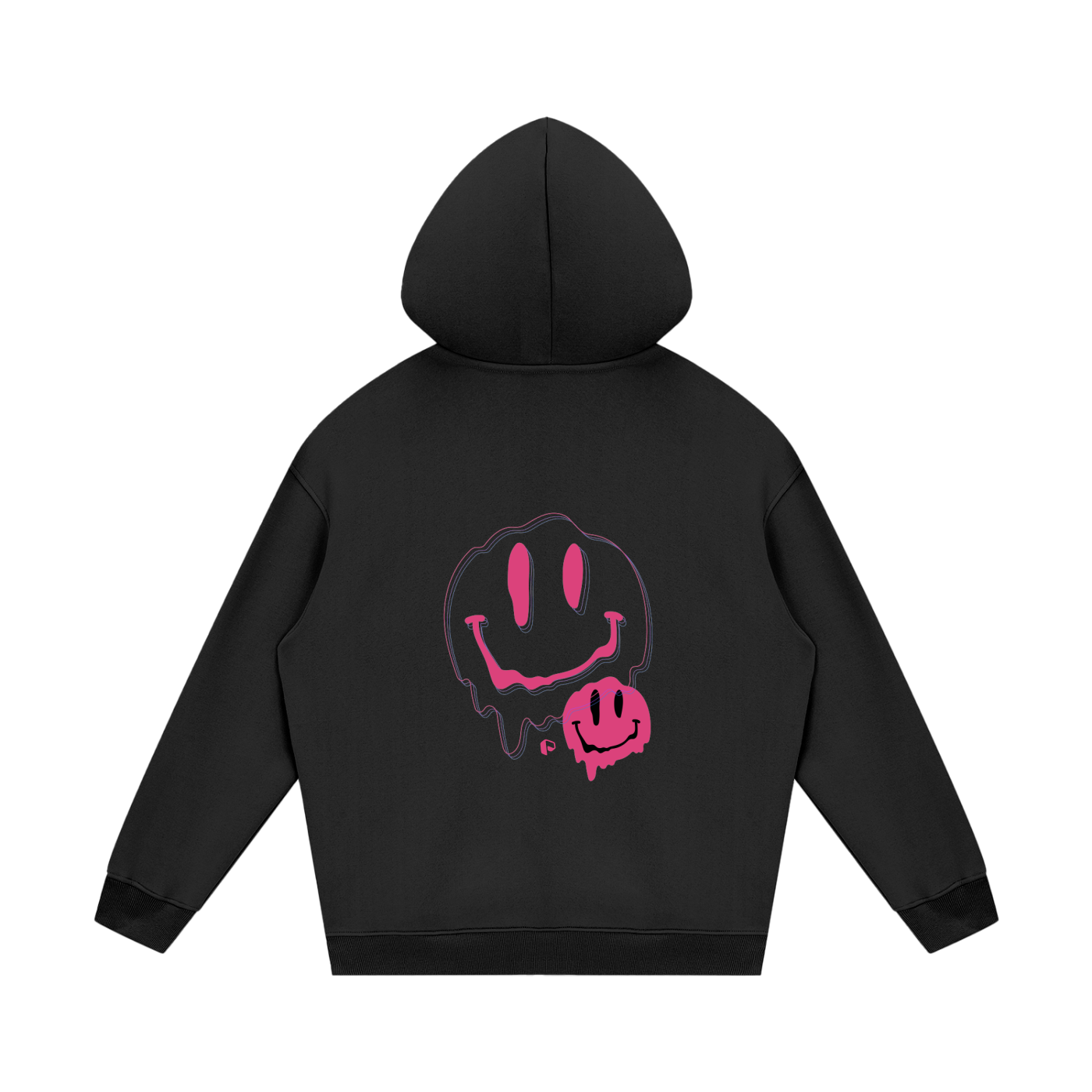 hoodie,fleece hoodie,smiley,melting smiley