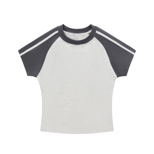 Womens Wear,Women,Bodycon Raglan  Sleeve T-Shirt,Bodycon,Bodycon T-Shirt