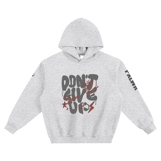 Don't Give Up,New,Fleeced Hoodie,Hoodie,Unisex