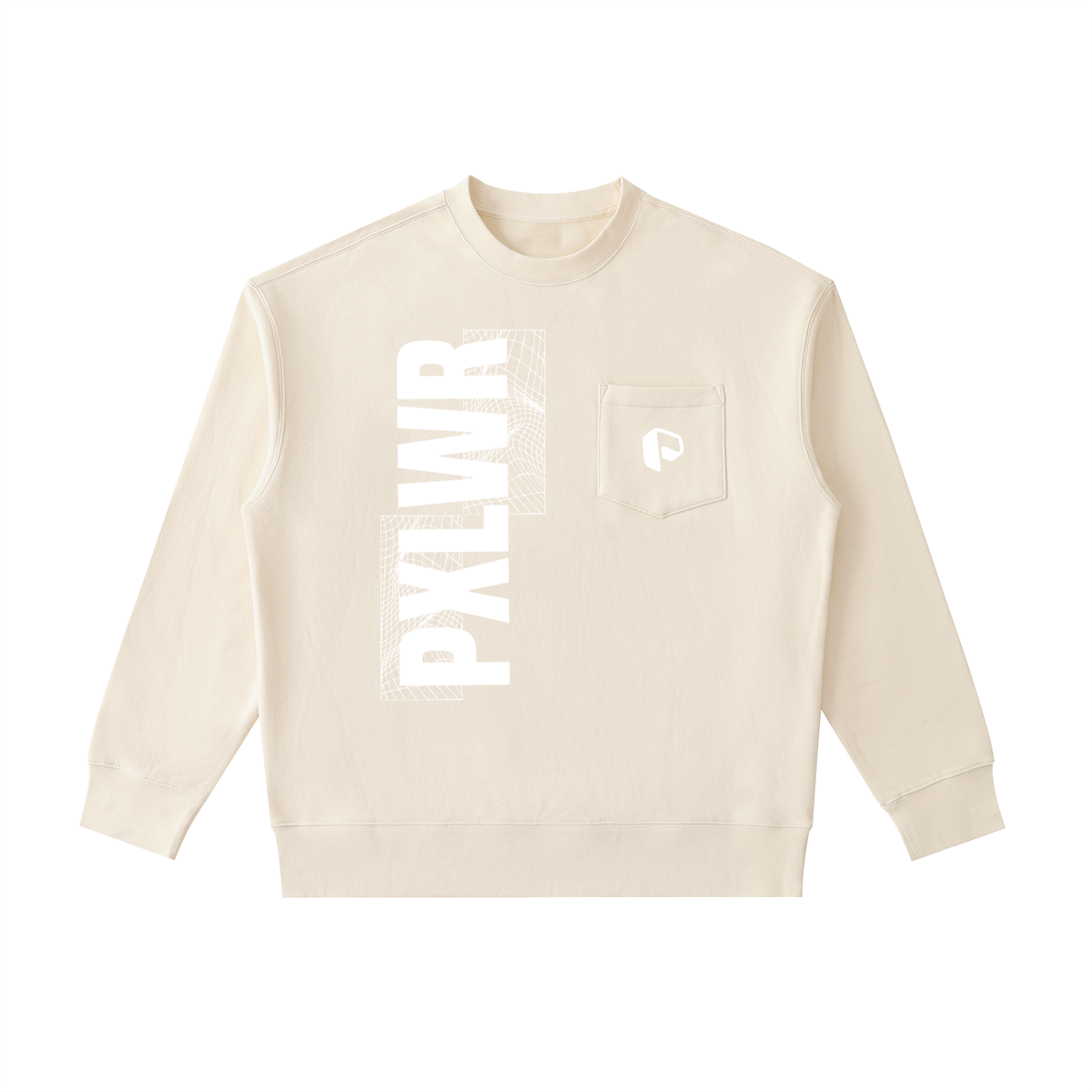 Sweatshirt,Graphic Sweatshirt,PXLWR,Pocket Crew neck sweatshirt,Pocket swetshirt