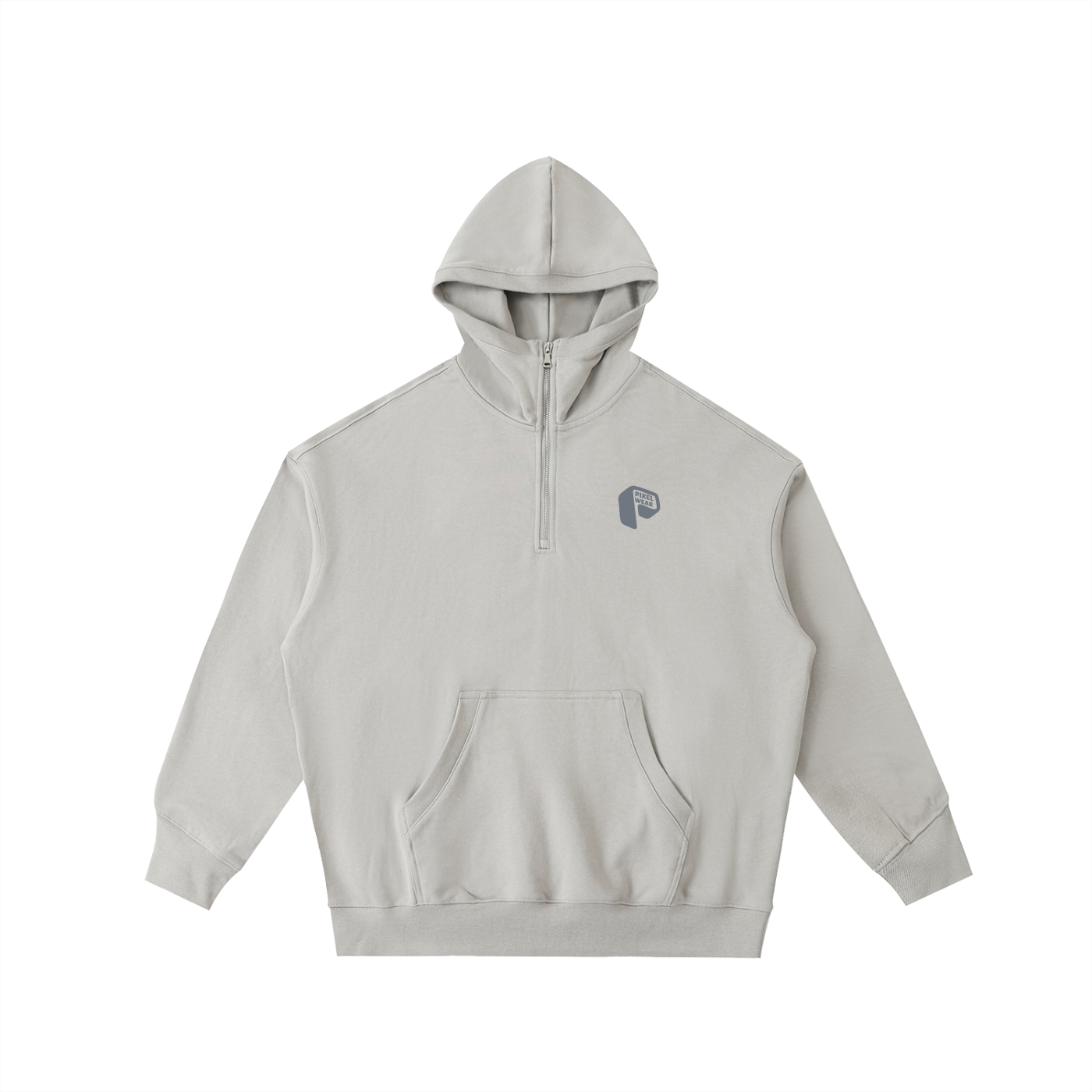 Big Hood Half-Zip Fleece Hoodi,Hal Zip,Fleece Hoodie,Hoodie,mens wear,For him