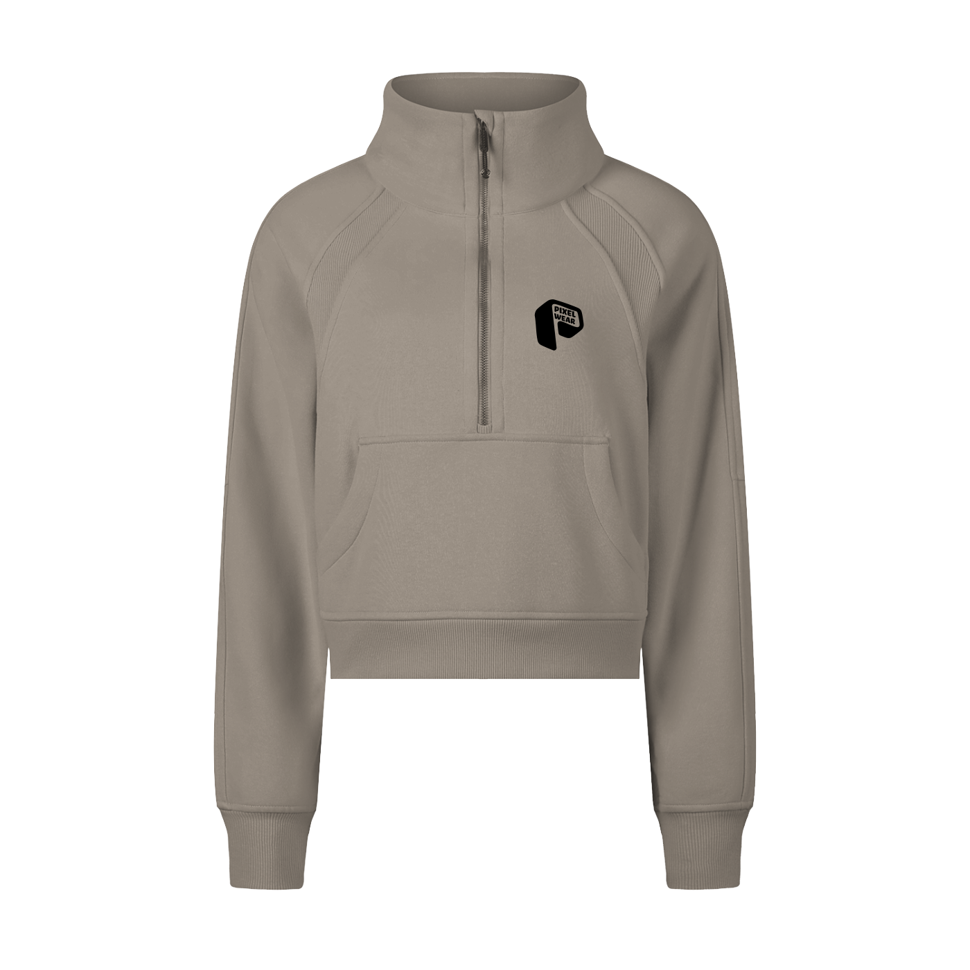 Cropped Half-Zip Sweats,Half-Zip Sweats,Sweats,Womens Wear,For her,Office wear
