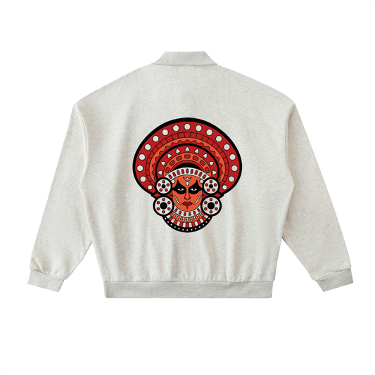 Fleece Polo Sweatshirt,Polo Sweatshirt,Sweatshirt,COLLARED SWEATSHIRT