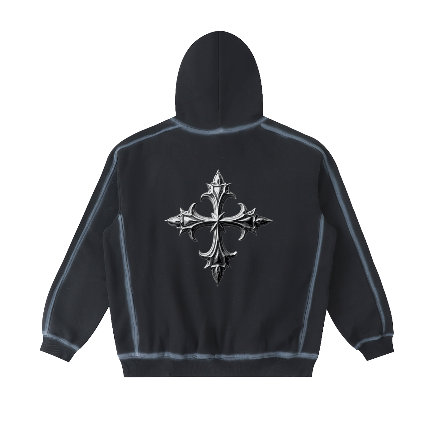 Sunfaded,Fleece Hoodie,Hoodie,Mens Wear,Shaded Hoodie