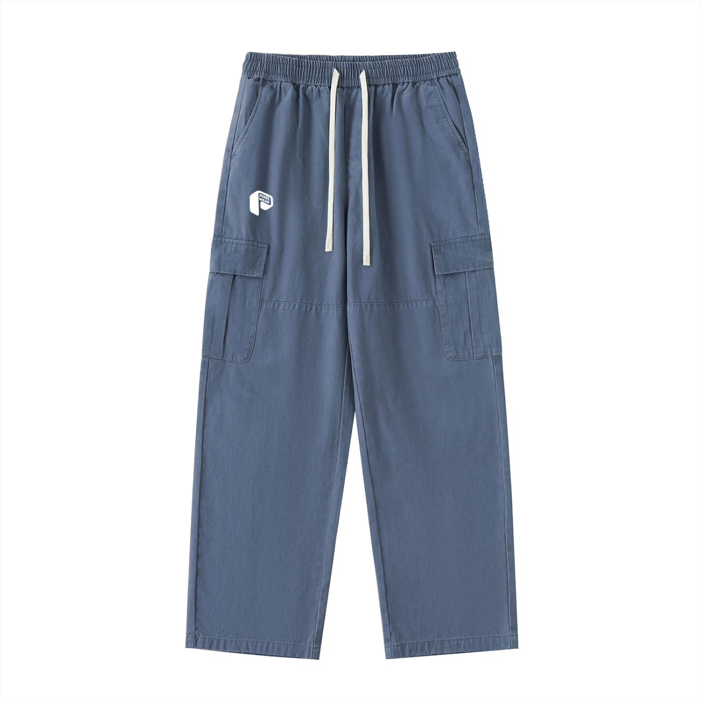 Waist Straight-Leg Cargo Pants,Cargo Pants,Pants