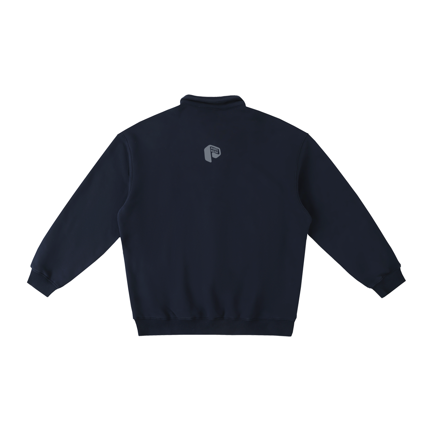 Heavyweight Polo-Collar,Collar Tshirt,Collar sweatshirt,Unisex,Blue,WHite