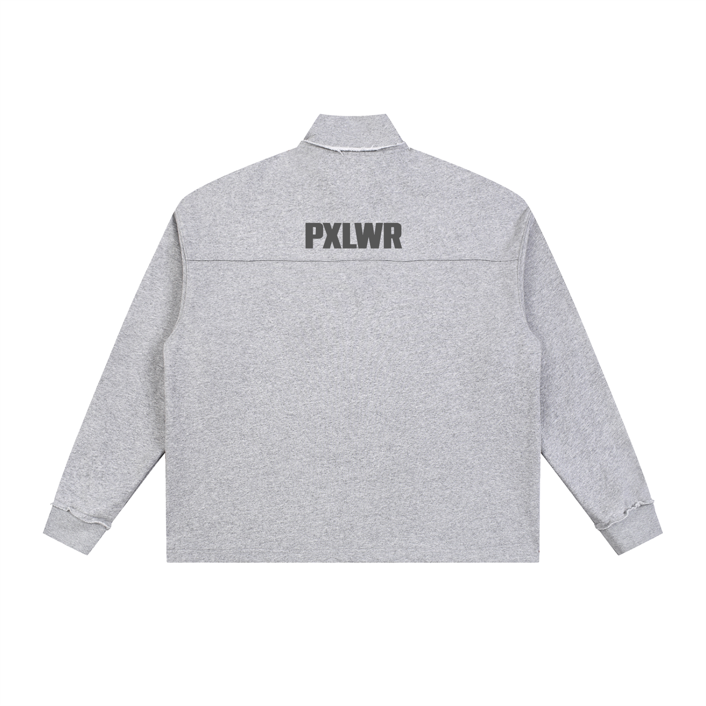 Half-Zip Rolled,Edge Sweatshirt,New,Sweatshirt