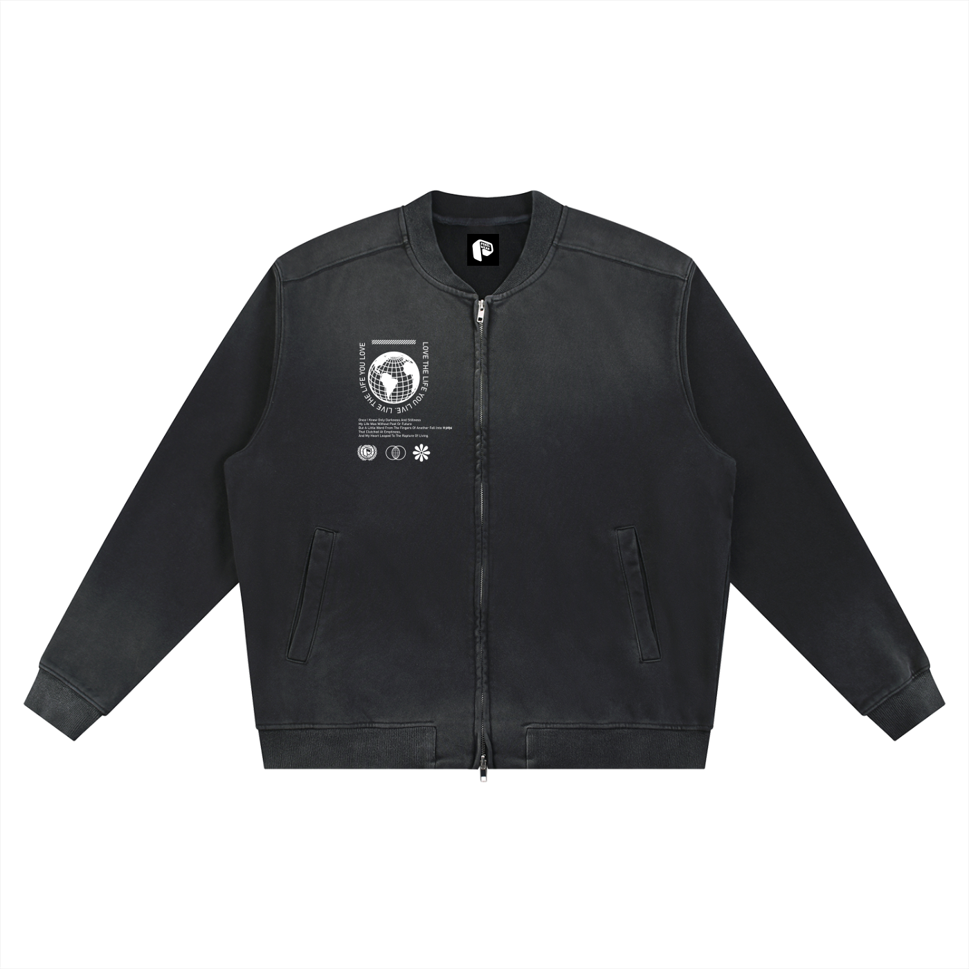 Sun Fade Heavyweight Baseball , Baseball jacket,Jacket