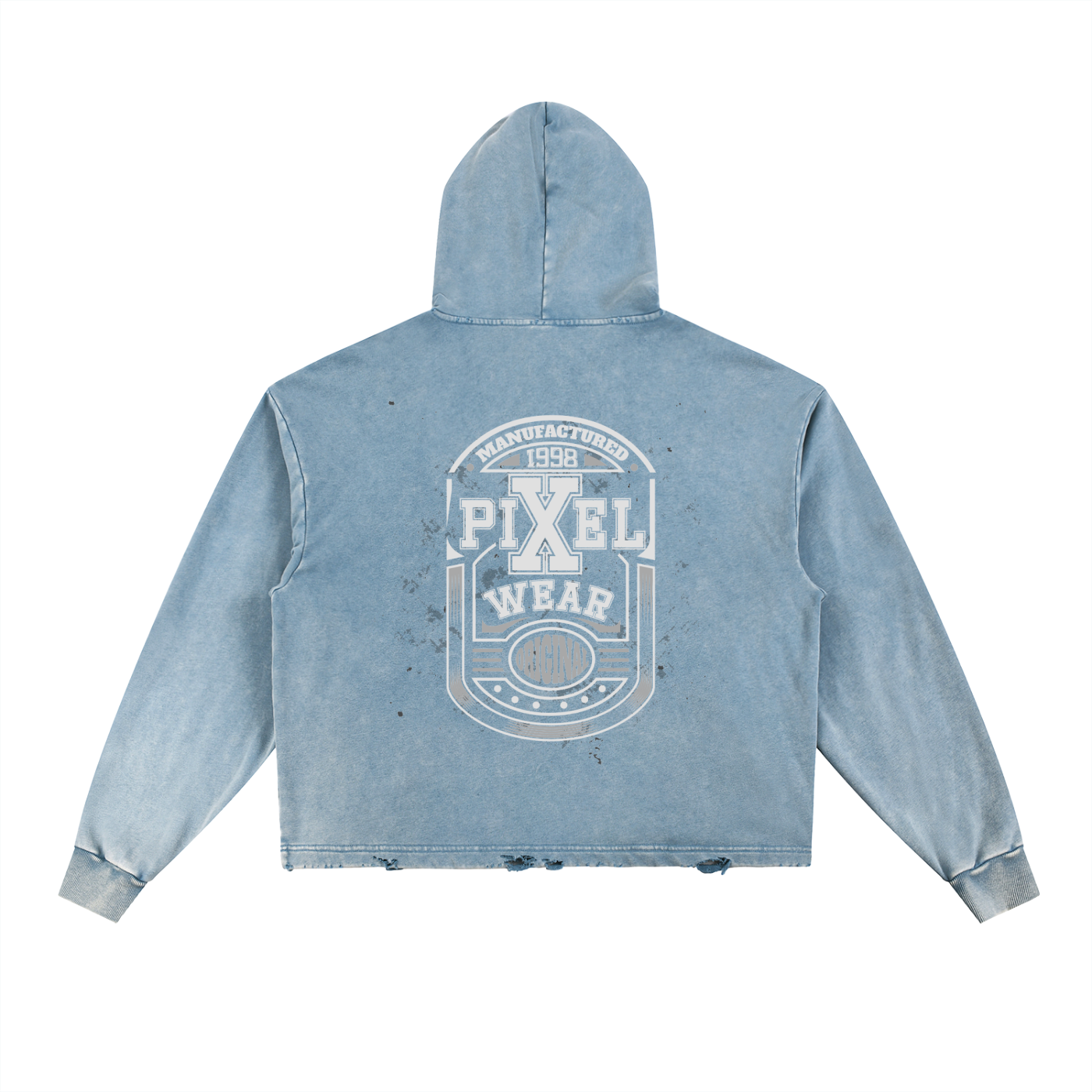 Vintage Washed Frayed-H,Vintage Hoodie,For Bikers,Bikers Hoodie,Hoodies