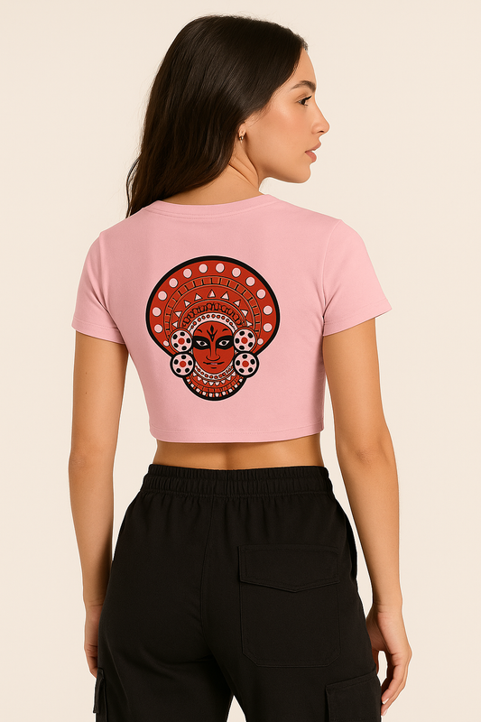 Snow Washed Crop Top - PIXEL WEAR