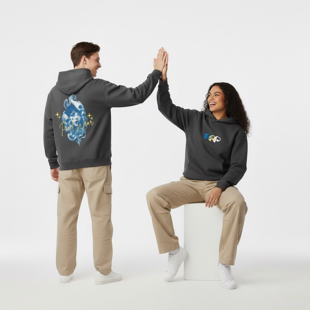 Tri-Tone Pixel Wear Hoodie - PIXEL WEAR