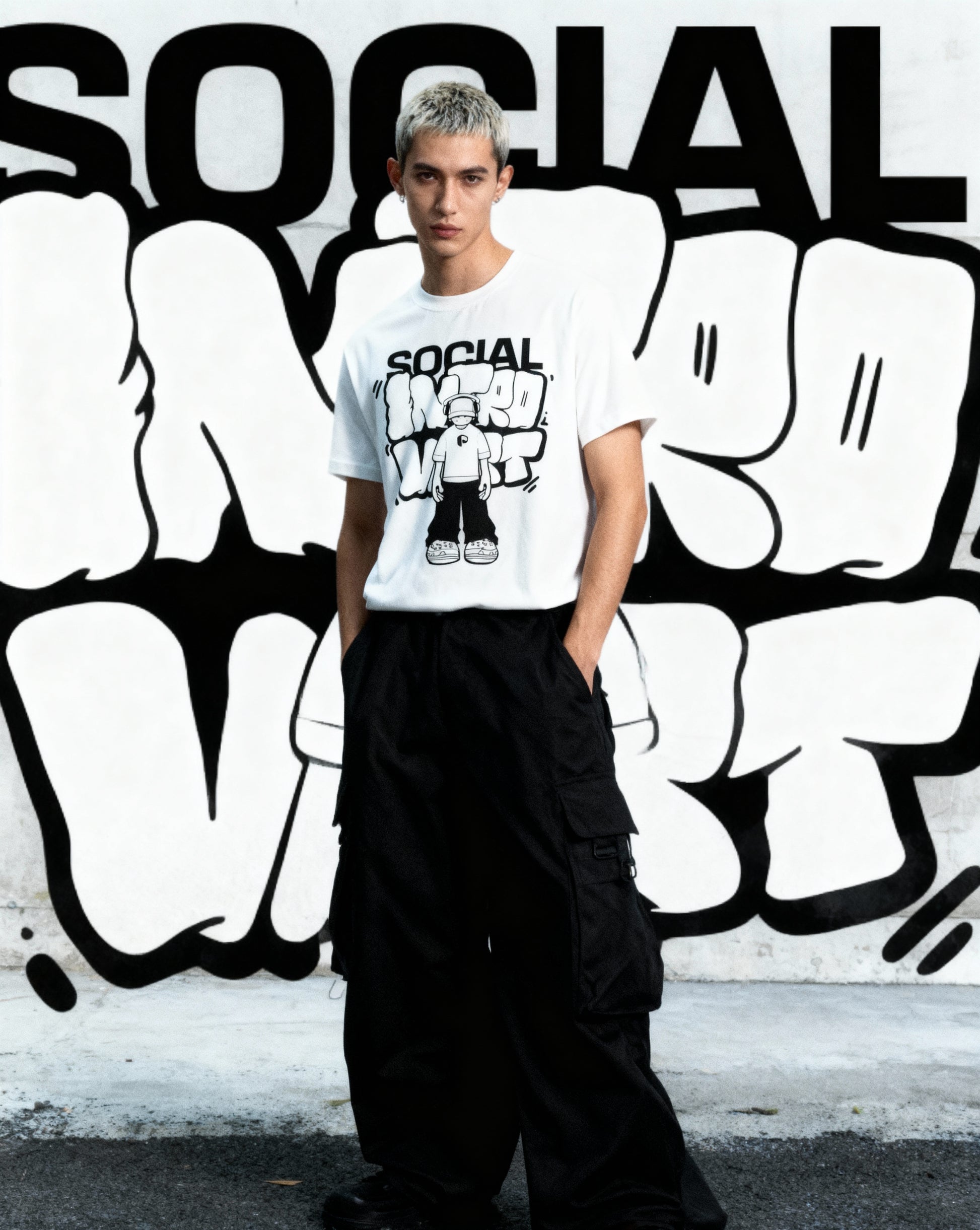 Social Introvert Cotton T-Shirt - PIXEL WEAR