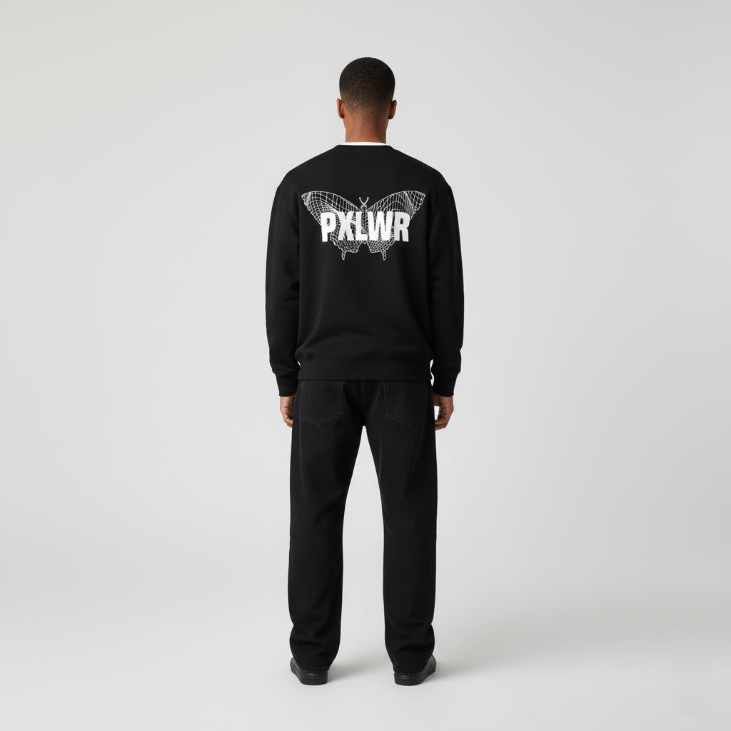 Heavyweight Patch Pocket Crewneck Sweatshirt - PIXEL WEAR