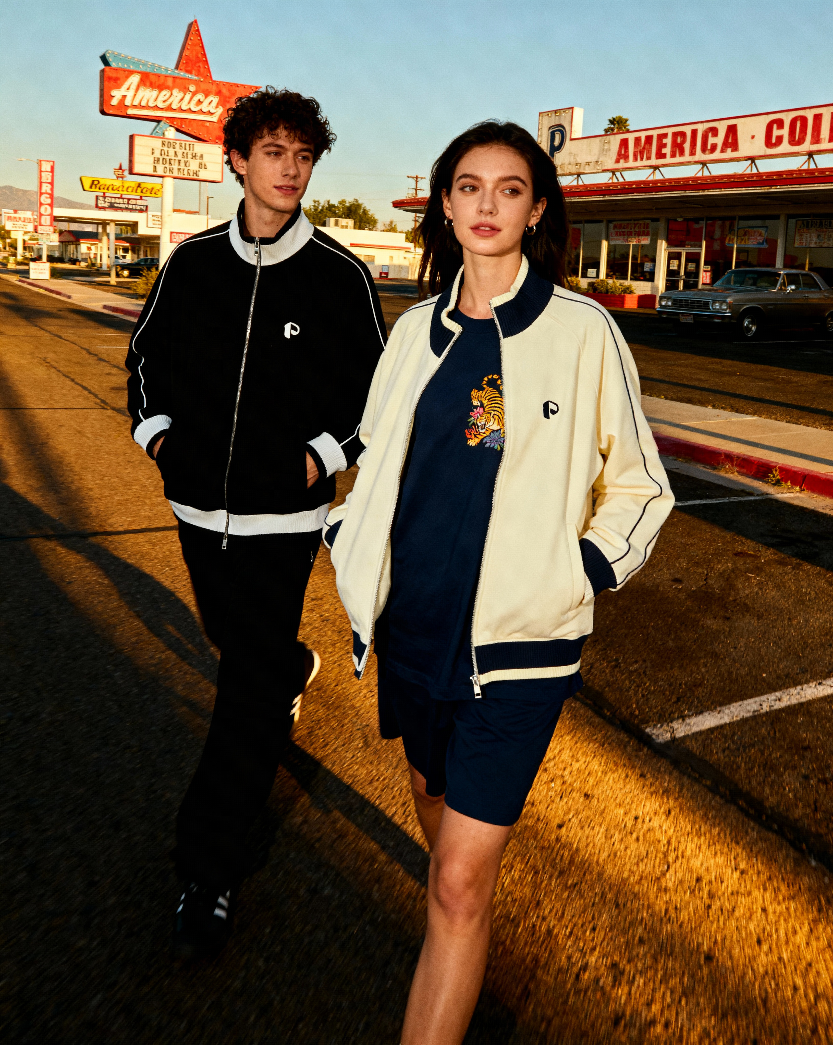 Color Block Raglan Sleeve Zip Track Jacket