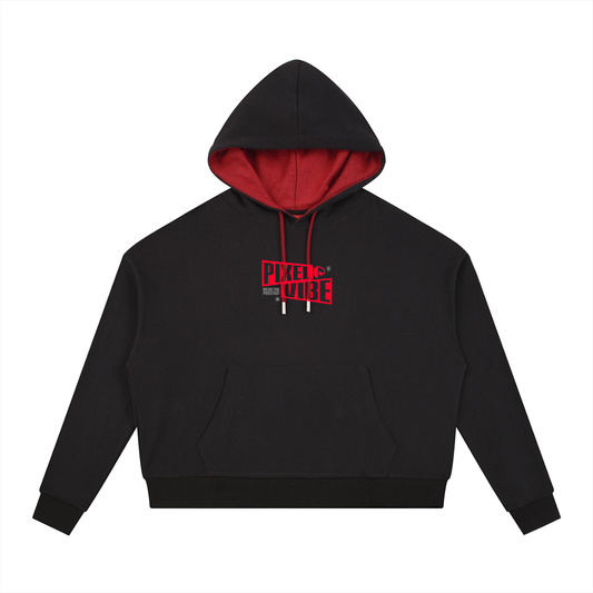 Pixel Vibe Contrast Drawstring,Hoodie,Pixel Hoodie,Pixel Vibe,Mens Hoodie