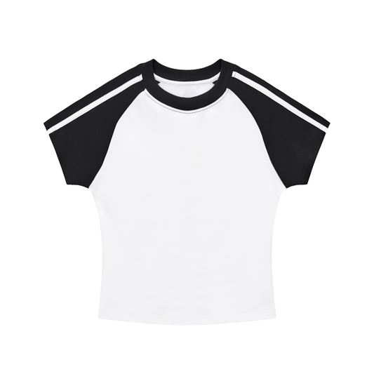 Womens Wear,Women,Bodycon Raglan  Sleeve T-Shirt,Bodycon,Bodycon T-Shirt