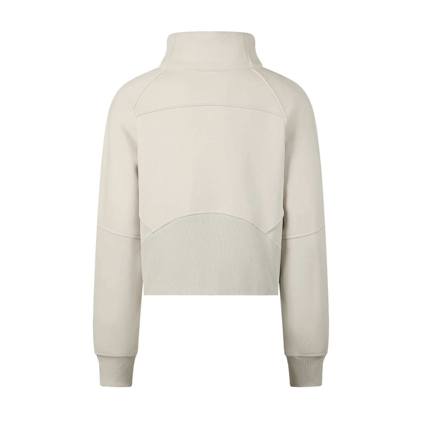 Winter Wear,Cropped Half-Zip Sweatshirt