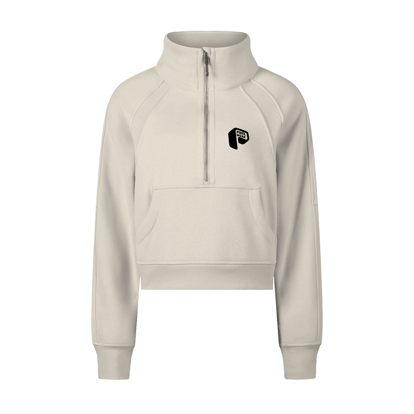 Cropped Half-Zip Sweats,Half-Zip Sweats,Sweats,Womens Wear,For her,Office wear