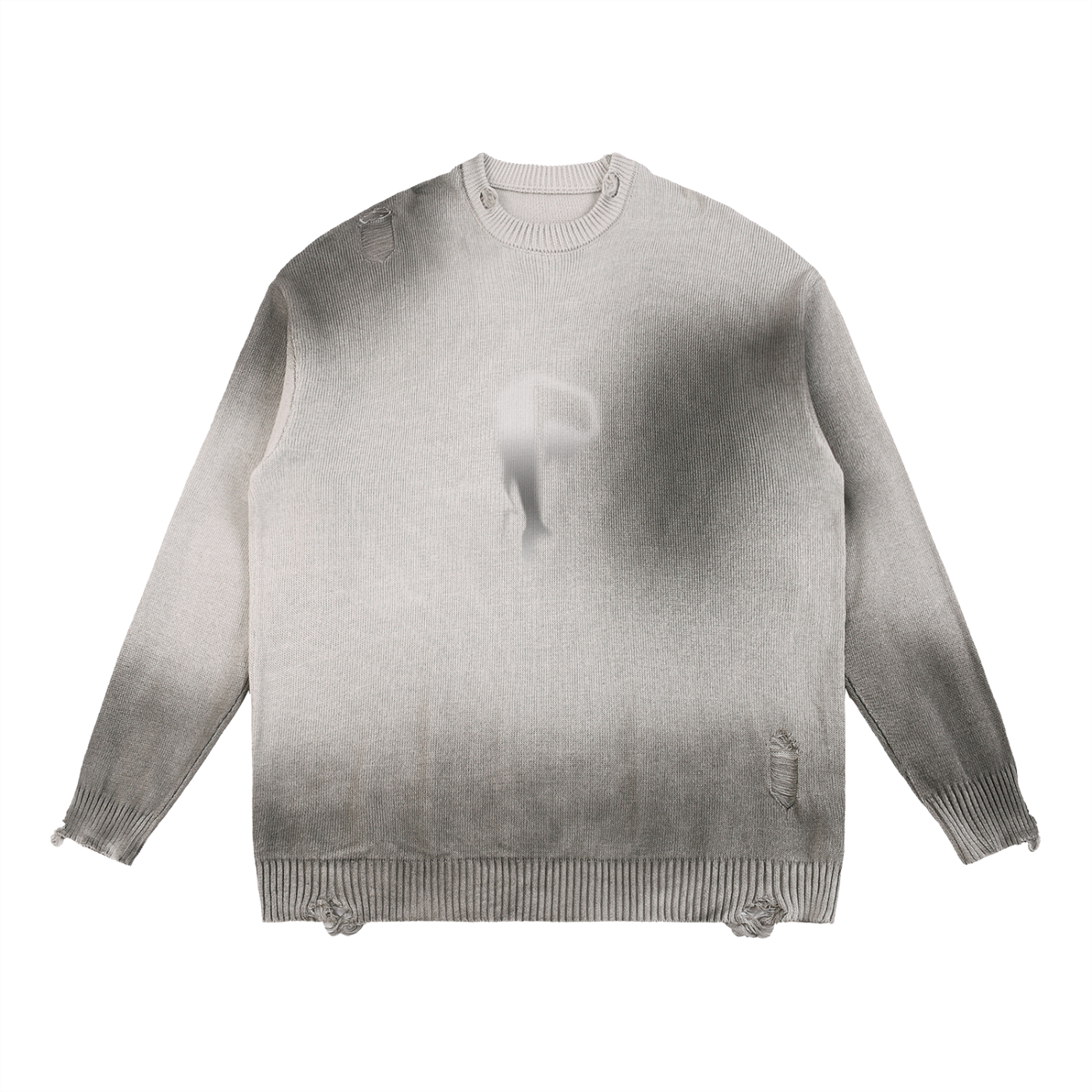 Sun Fade Distressed ,Ripped,Unisex,Crewneck sweater,Sweatshirt
