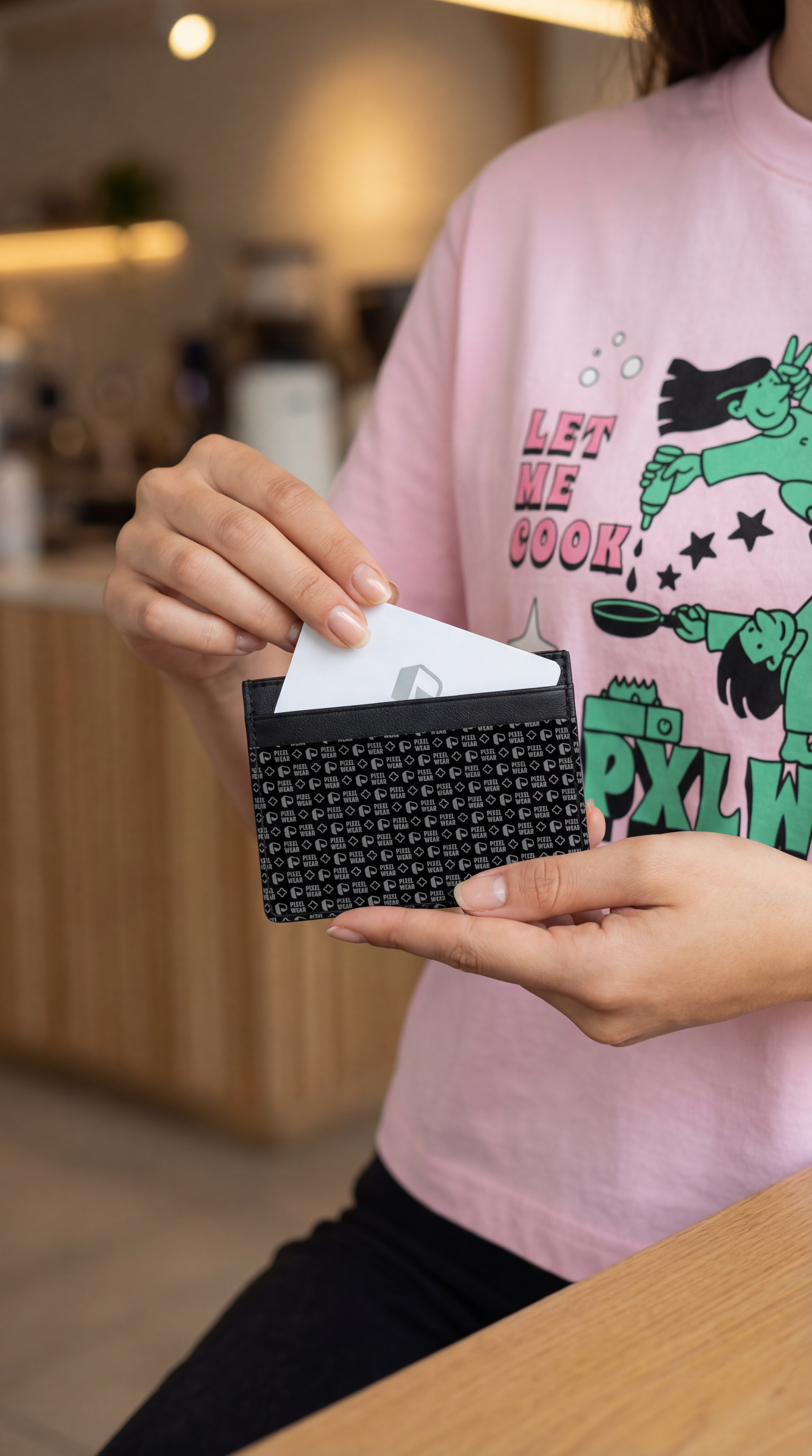 Leather Card Holder - PIXEL WEAR LTD