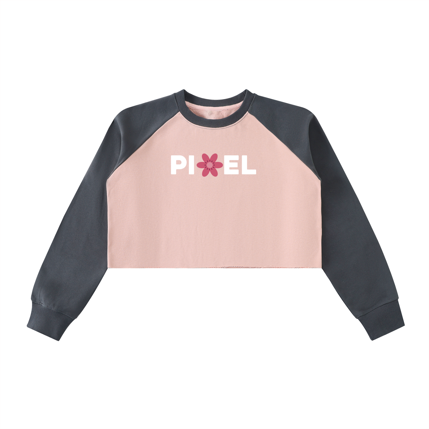 Raglan Crop Sweatshirt,Womens sweatshirt,raglan sleeve