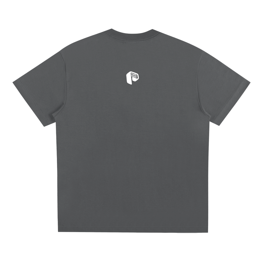 tshirt,graphic t-shirt,pixel pttern,pixel,alpha fits,mens t-shirt