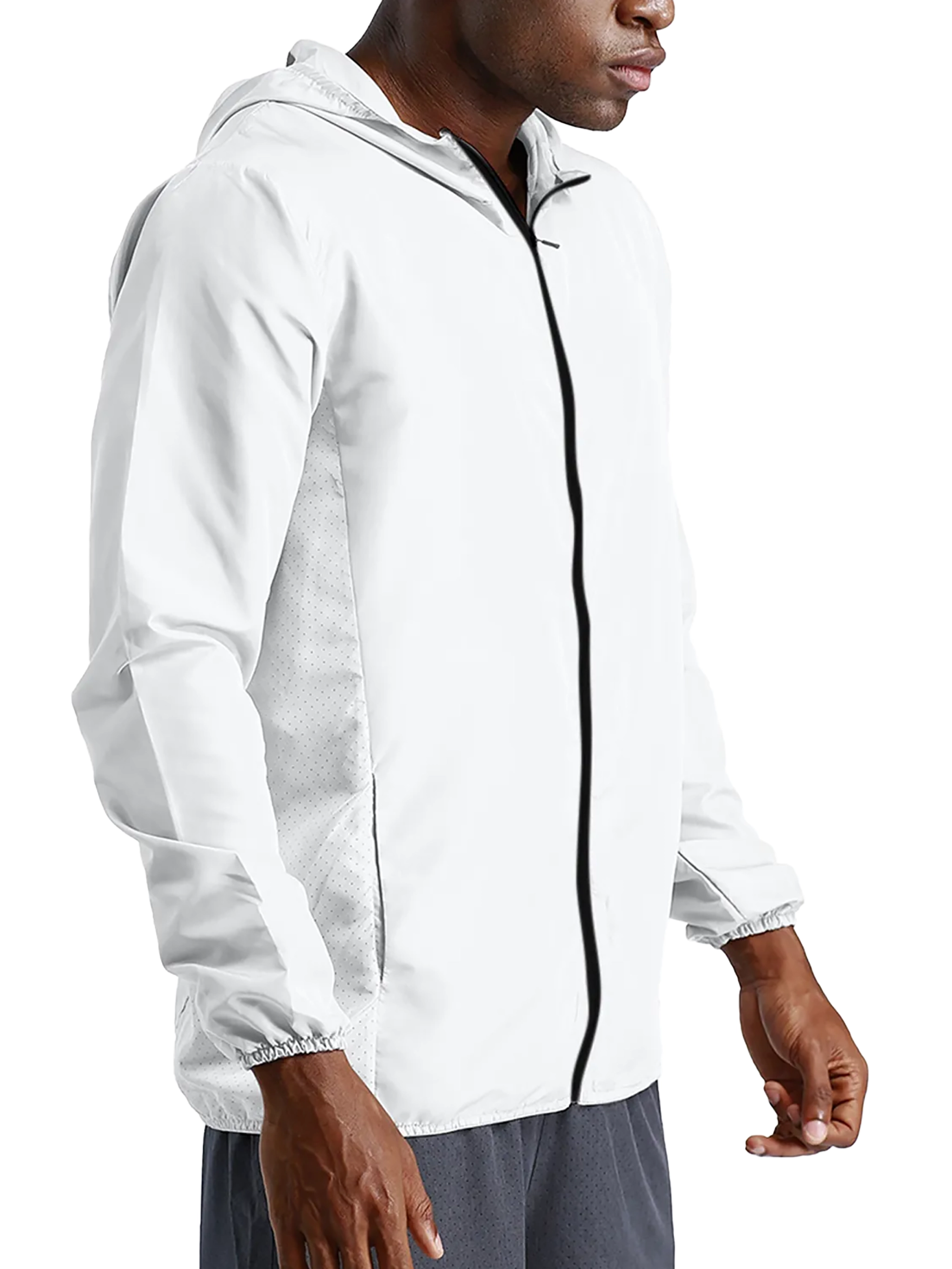 white jacket,white full zip hoodie,full zip,sports jacket