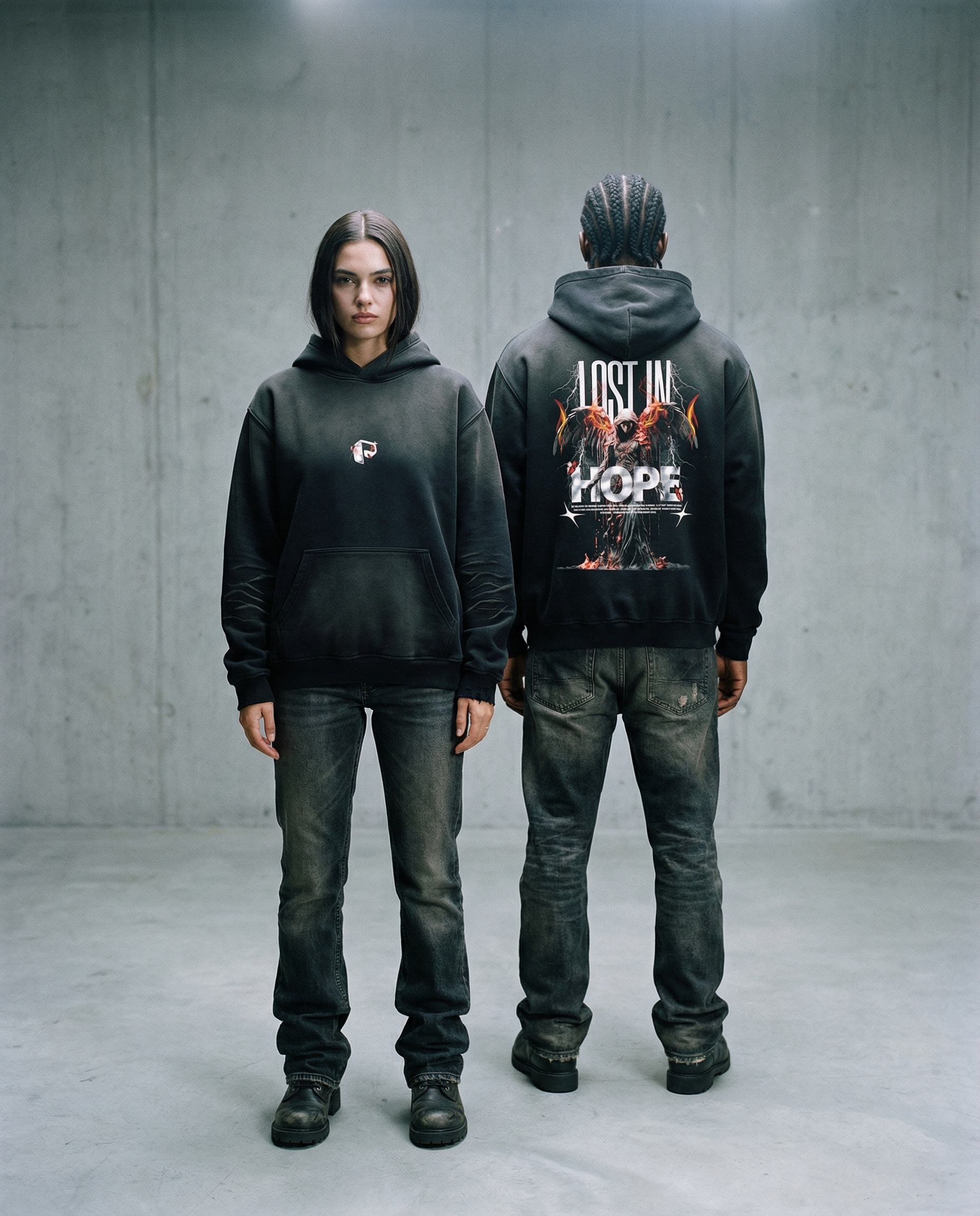 Sunfade Fleeced Hoodie