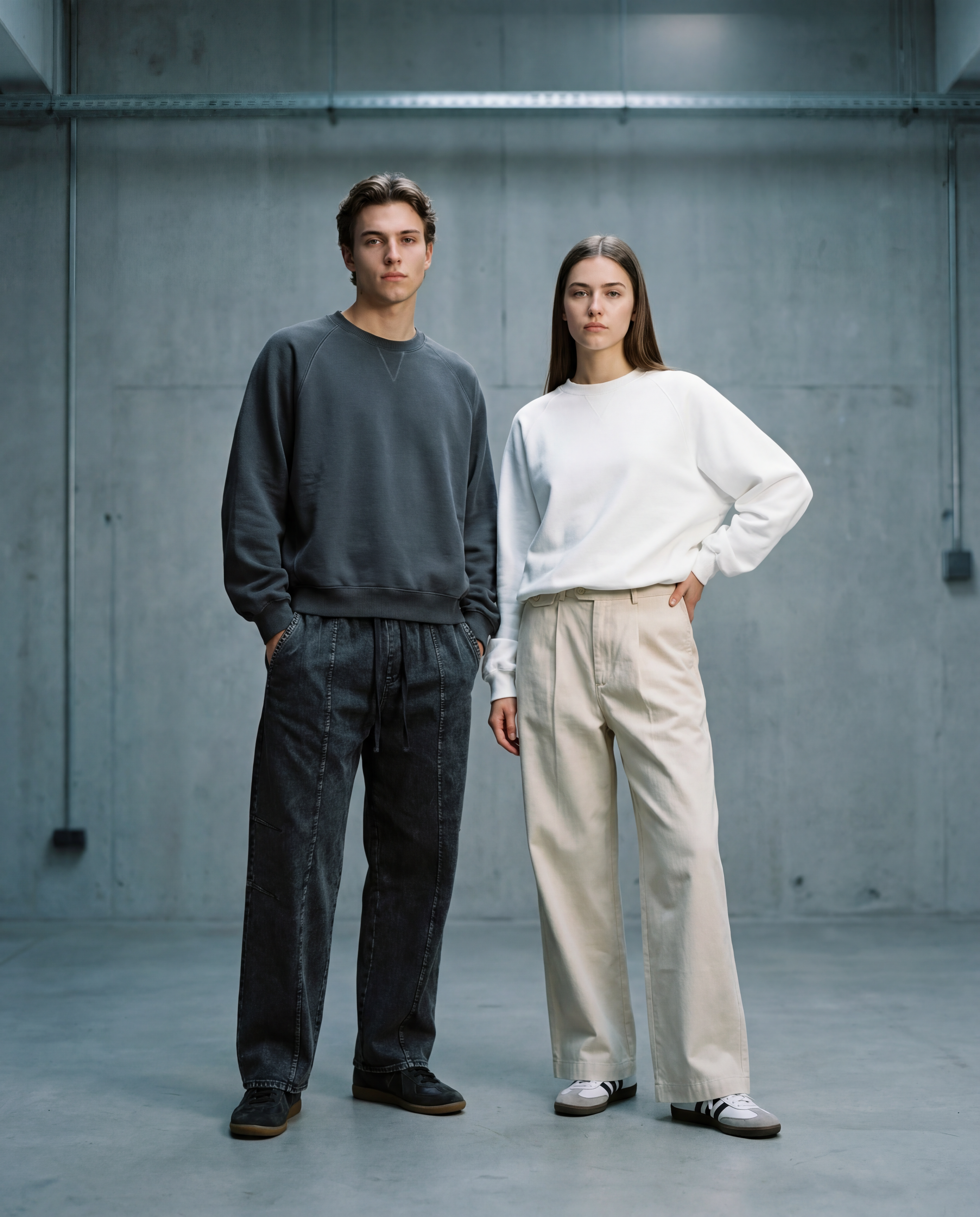 Essential Heavyweight Dolman Sleeve Boxy Sweatshirt