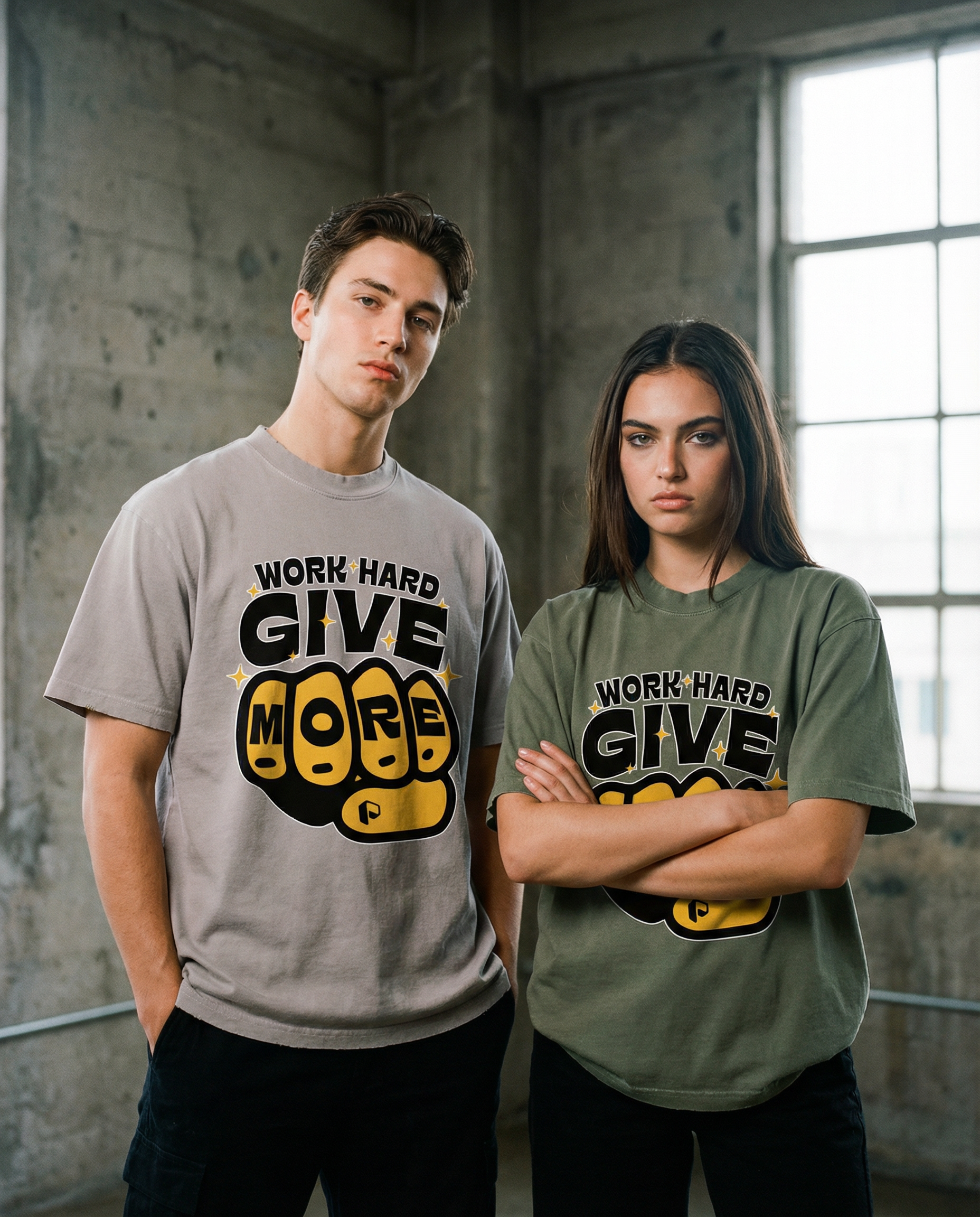 Heavyweight Vintage Washed Frayed T-Shirt