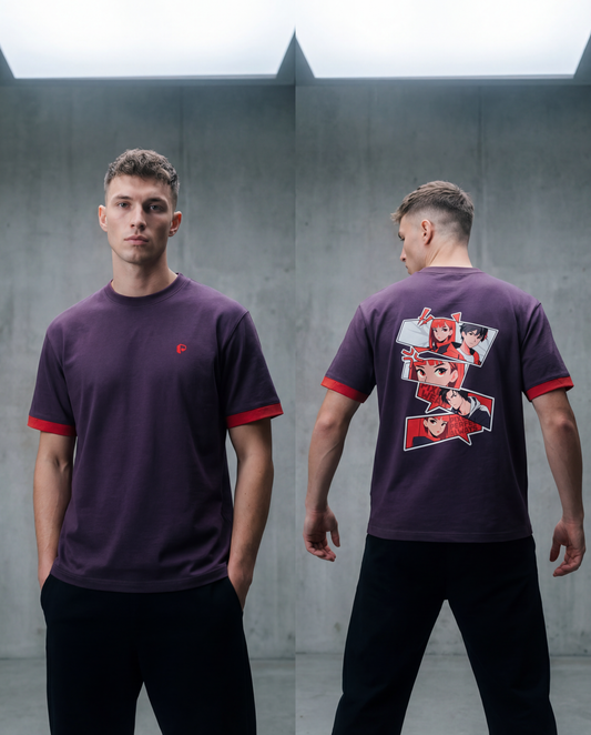 Contrast Cuffed T-Shirt