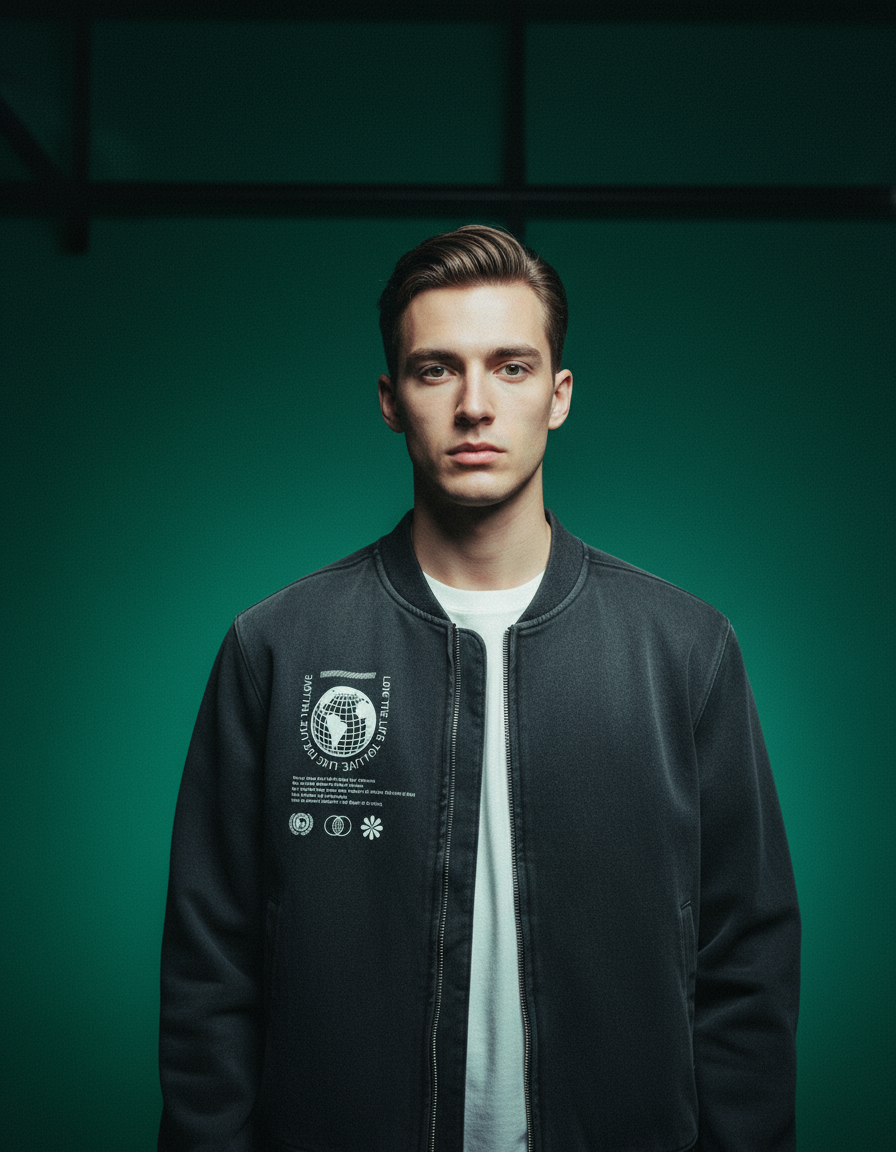 Sun Fade Heavyweight Baseball Jacket - PIXEL WEAR