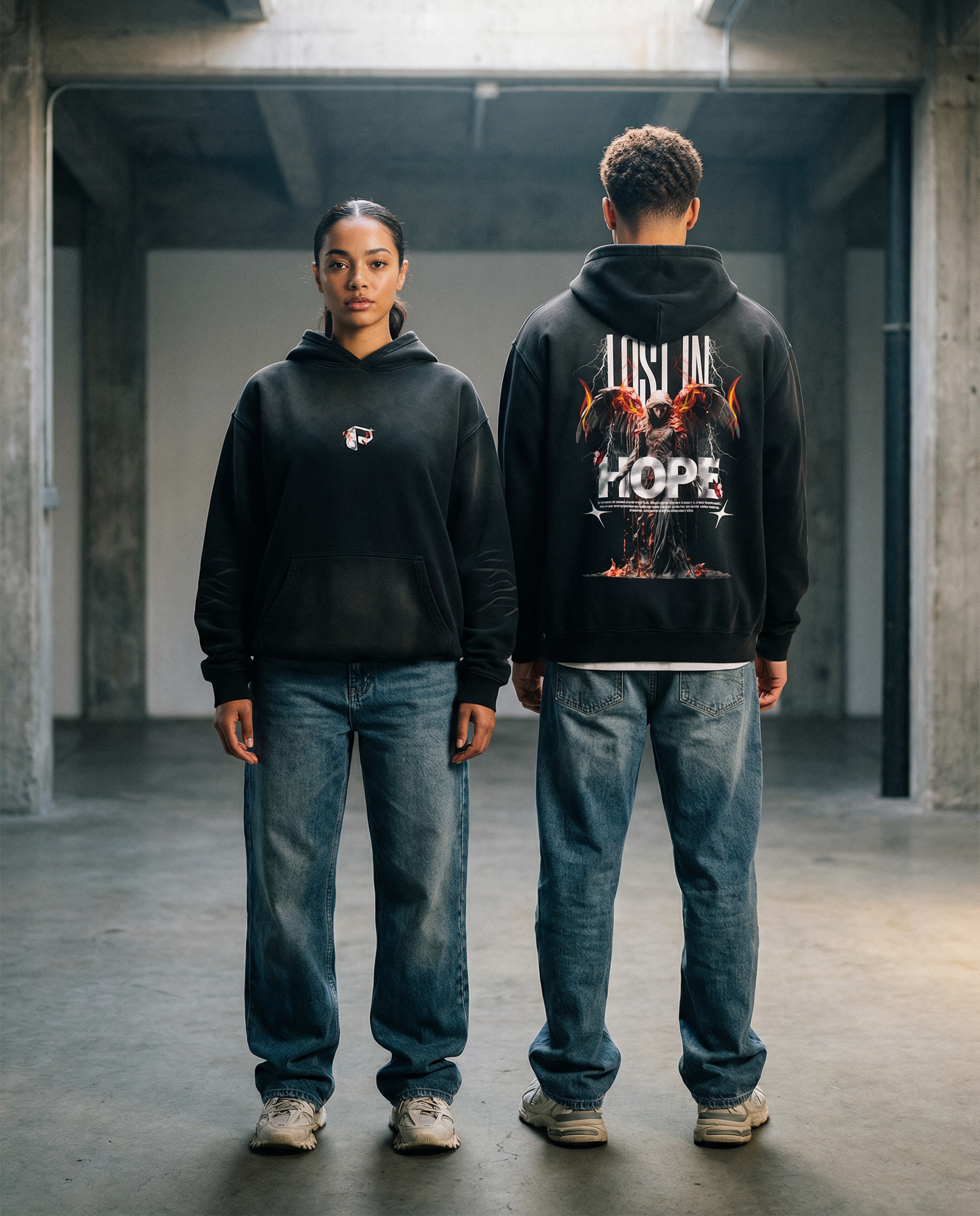 Sunfade Fleeced Hoodie