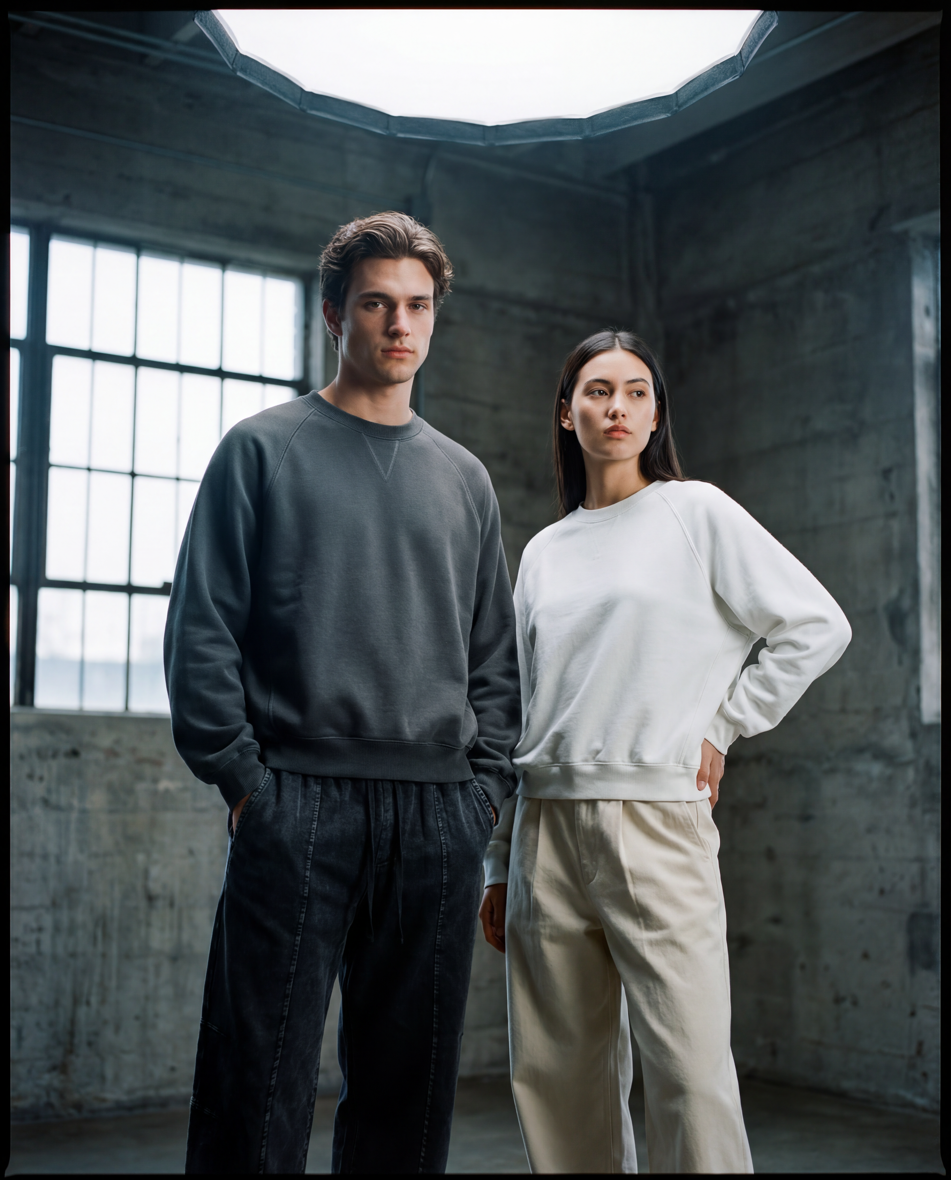 Essential Heavyweight Dolman Sleeve Boxy Sweatshirt