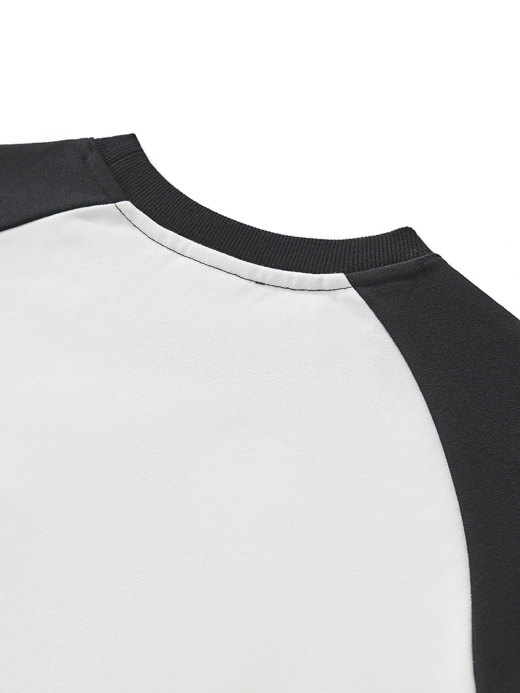 Raglan Crop Sweatshirt,Womens sweatshirt,raglan sleeve