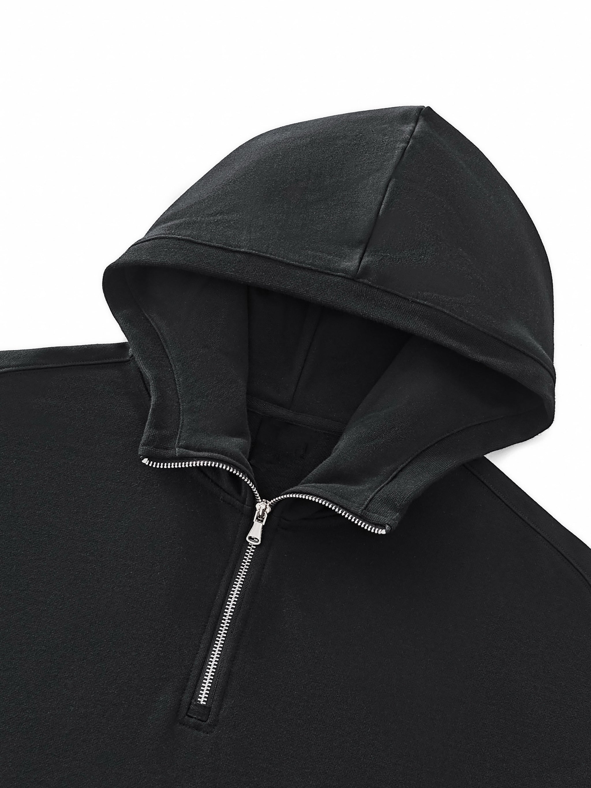 Big Hood Half-Zip Fleece Hoodi,Hal Zip,Fleece Hoodie,Hoodie,mens wear,For him