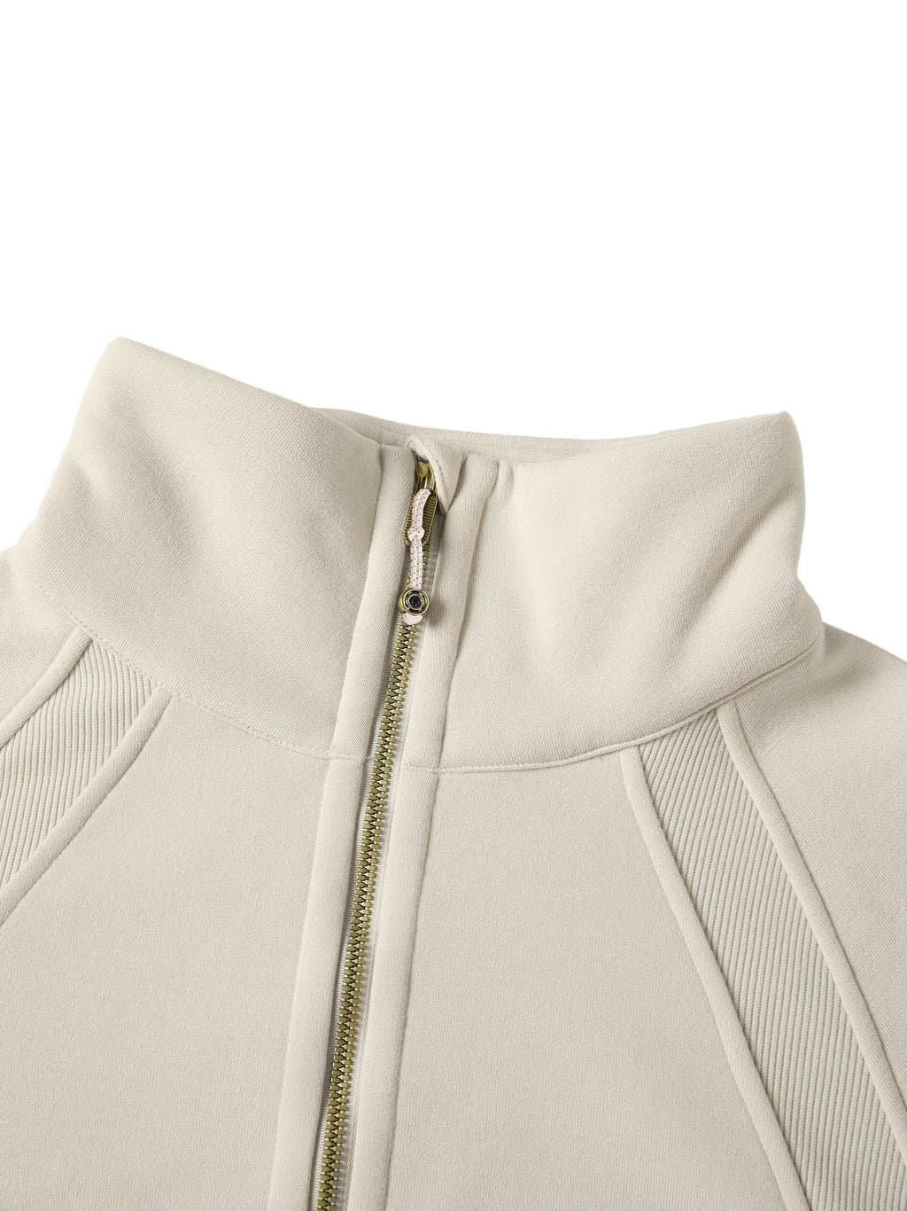 Winter Wear,Cropped Half-Zip Sweatshirt