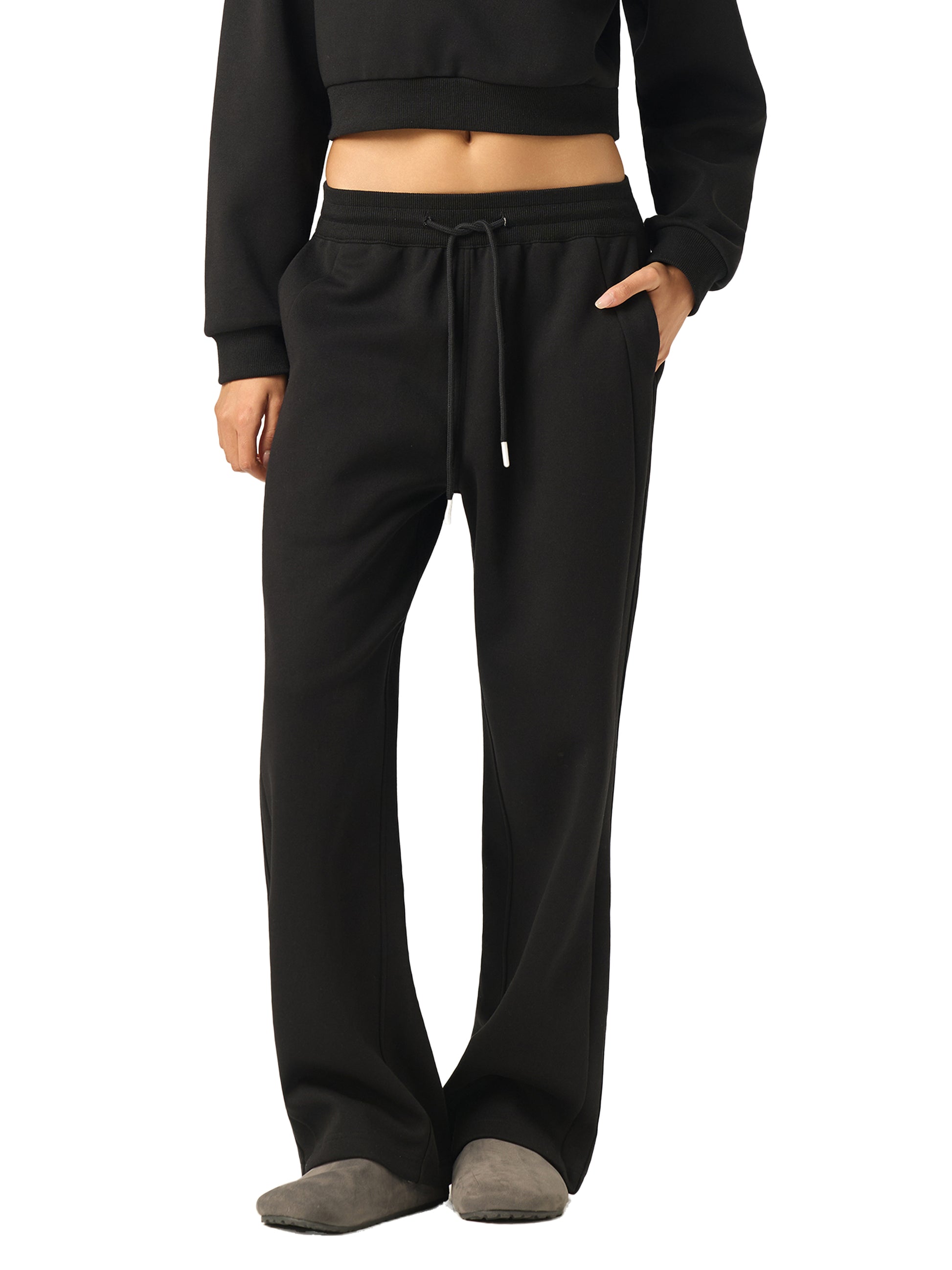 Essential Drawstring,Straight-Leg Sweatpants,Sweatpants,women's wear,for women