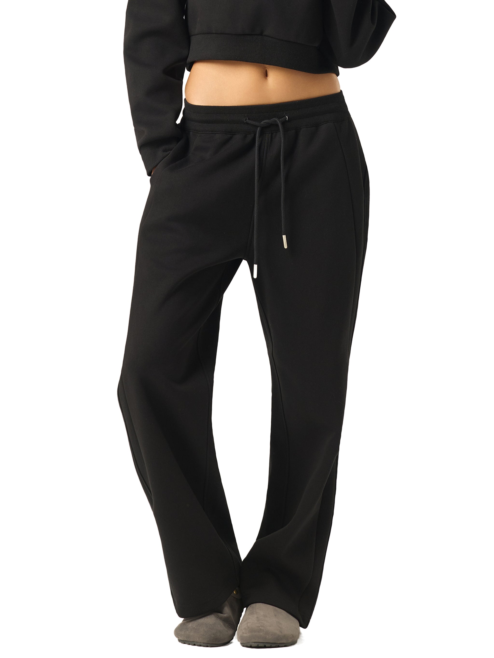 Essential Drawstring,Straight-Leg Sweatpants,Sweatpants,women's wear,for women