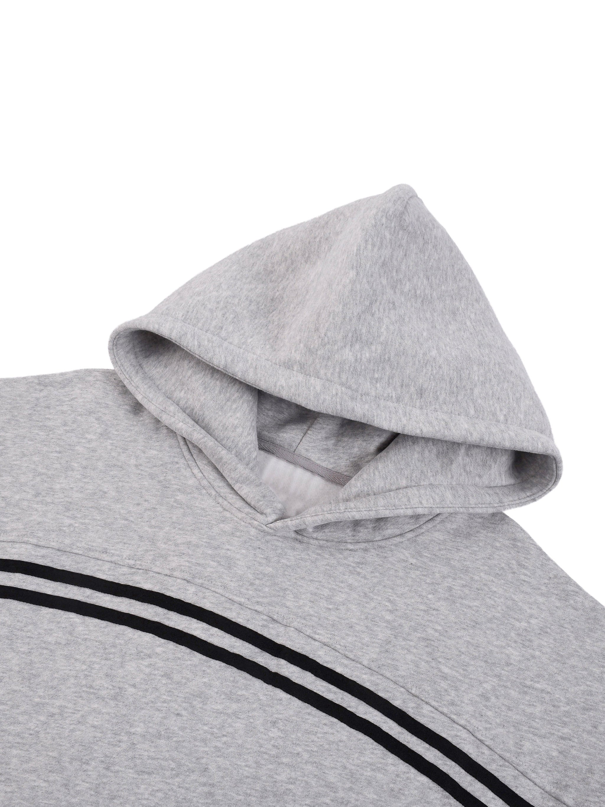 Sun Fade,Contrast Tape Fleece Hoodie,Fleece Hoodie,Tape Hoodie