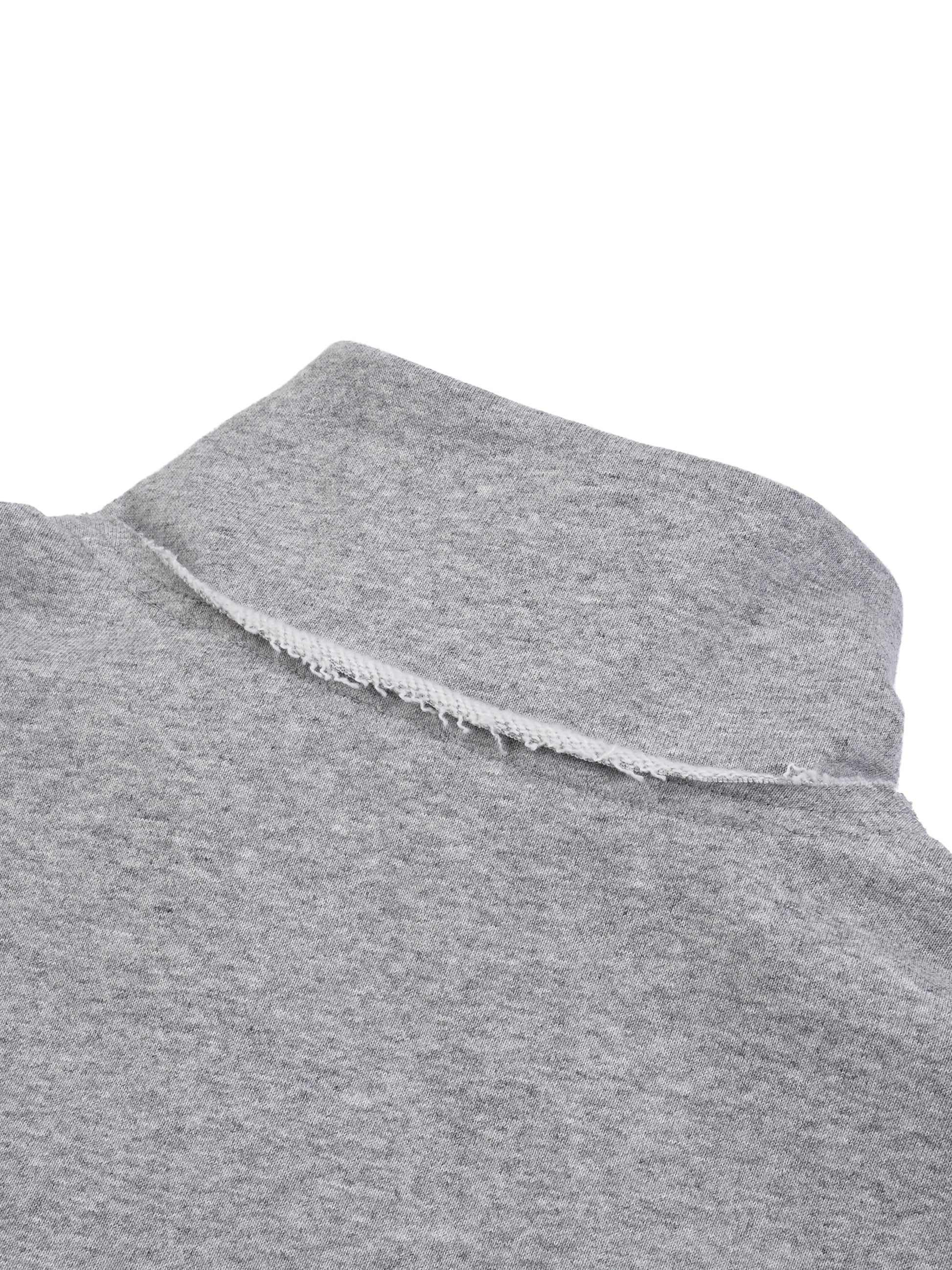 Half-Zip Rolled,Edge Sweatshirt,New,Sweatshirt
