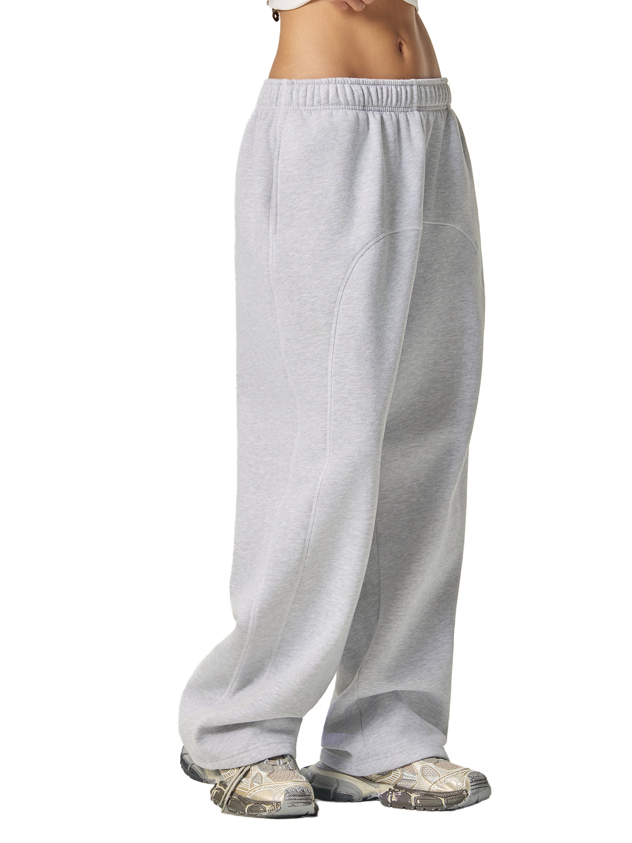 Contrast-Stitched ,Fleece Sweatpants,Sweatpants,Pants,unisex,Unisex Pants,New